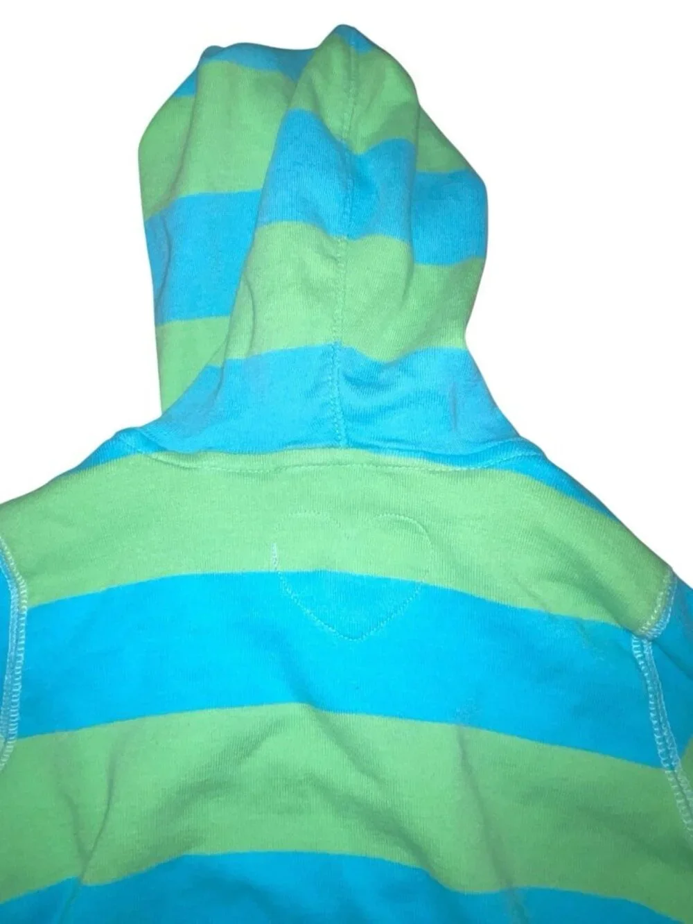 GAP Girl's Size 4T Vintage 2006 Striped Jacket with Rainbow Emblem 100% Cotton